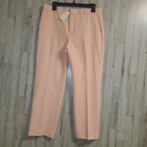 NEW Banana Republic size 12 Blush Pink Dress Pants Straight Chino Ankle